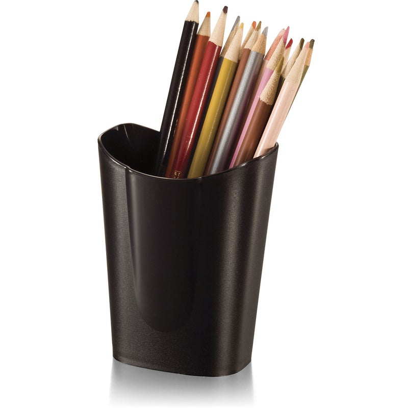 Officemate Achieva Small Pencil Cup, Recycled, Black (26242) - Image 1